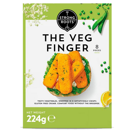 STRONG ROOTS The Vegetable Finger 224g (8pcs) (Frozen) - Longdan Official Online Store