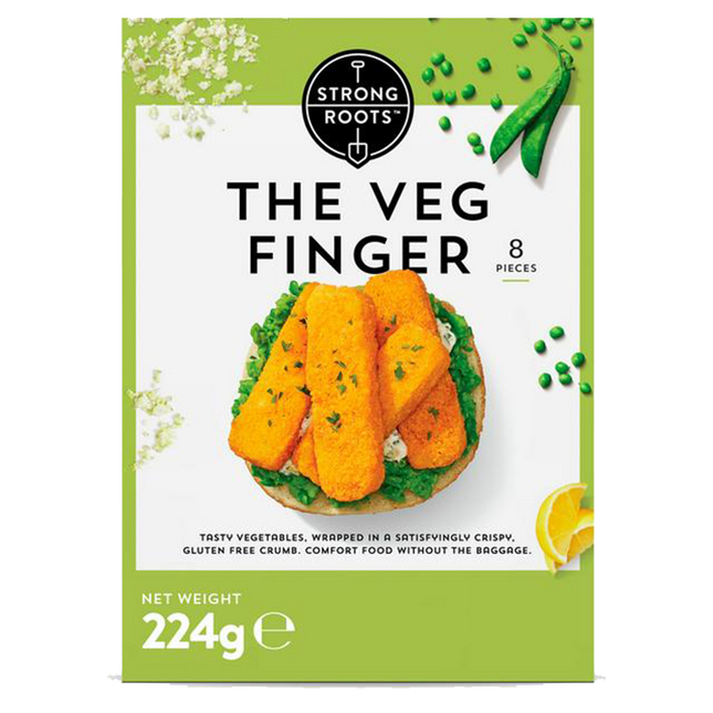STRONG ROOTS The Vegetable Finger 224g (8pcs) (Frozen) - Longdan Official Online Store