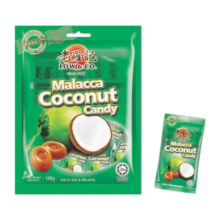 Low & Co Malacca Coconut Candy 100G - Longdan Online Supermarket