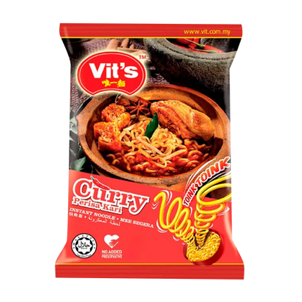Vit'S Curry Instant Noodles 78G - Longdan Online Supermarket