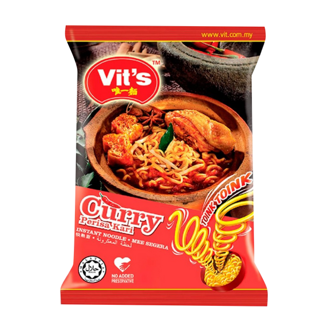 Vit'S Curry Instant Noodles 78G - Longdan Online Supermarket