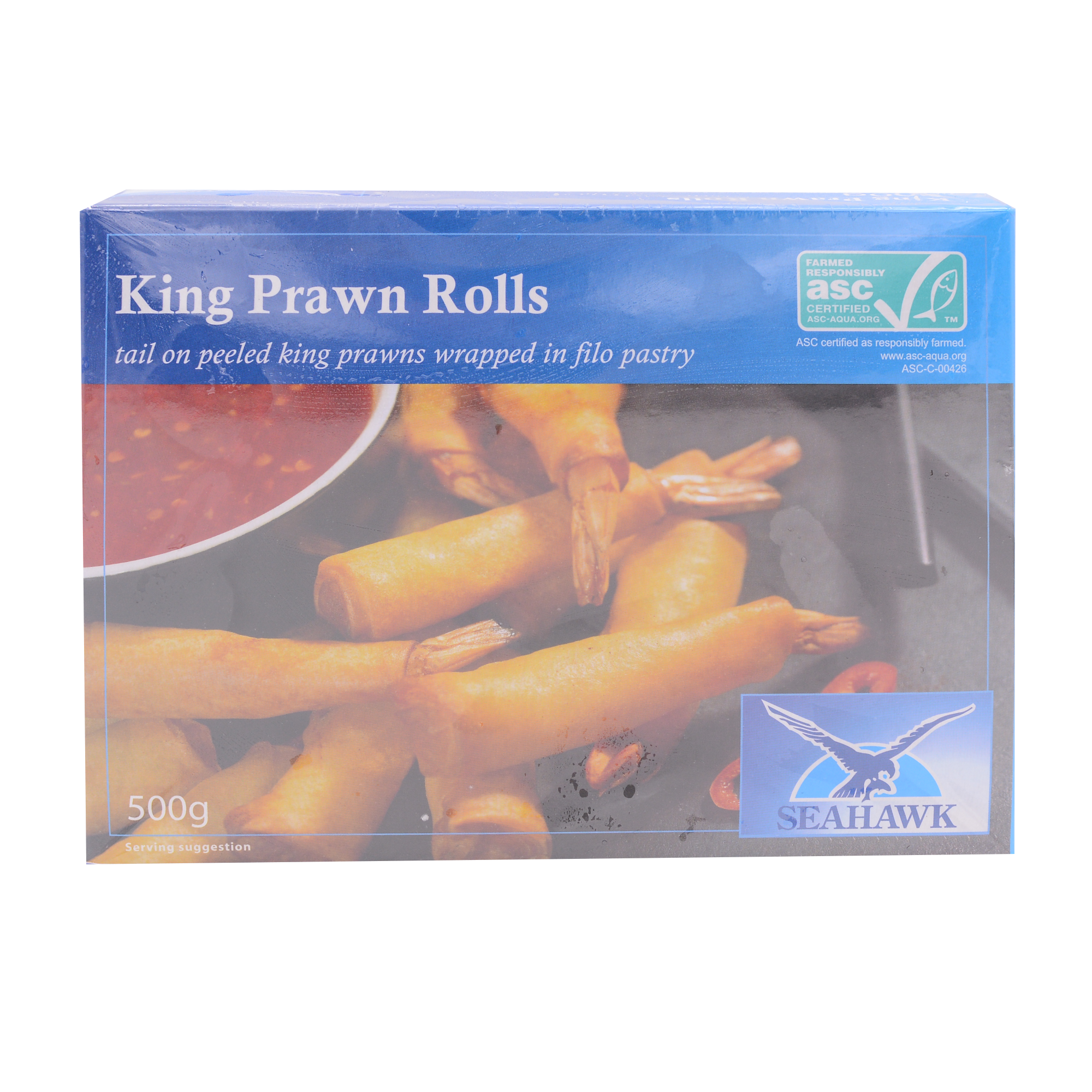 Seahawk King Prawn Rolls 500g (Frozen) - Longdan Online Supermarket