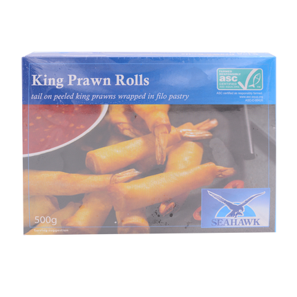 Seahawk King Prawn Rolls 500g (Frozen) - Longdan Online Supermarket