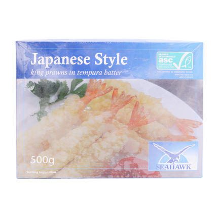 Seahawk Japanese Tempura Batter King Prawn Roll 500g (Frozen) - Longdan Online Supermarket