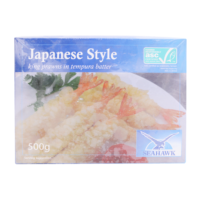 Seahawk Japanese Tempura Batter King Prawn Roll 500g (Frozen) - Longdan Online Supermarket