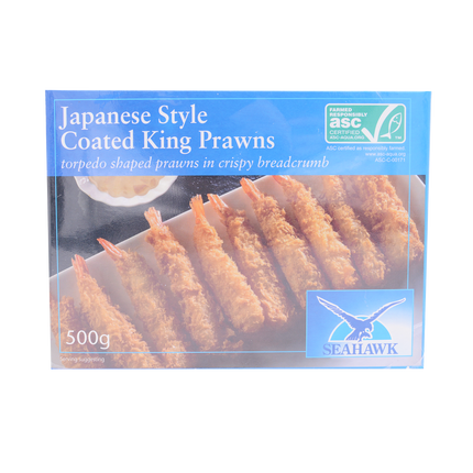 Japanese Style Coated King Prawns 500g (Frozen) - Longdan Online Supermarket
