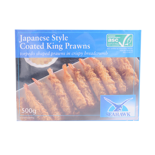 Japanese Style Coated King Prawns 500g (Frozen) - Longdan Online Supermarket