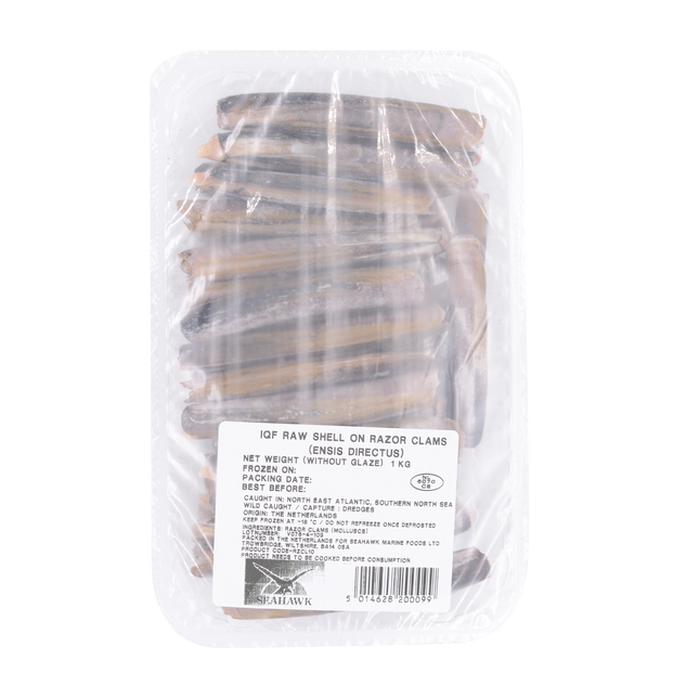 Razor Clam 1Kg (Frozen) - Longdan Online Supermarket