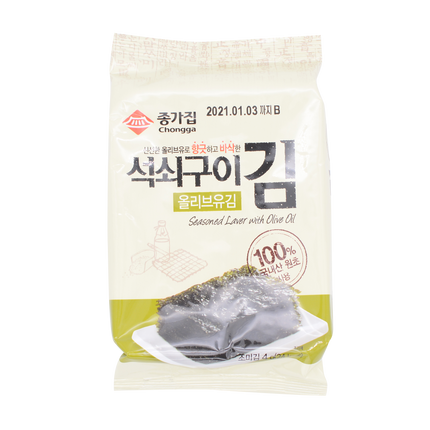 Chongga Seaweed Snack Jarae 4g - Longdan Online Supermarket