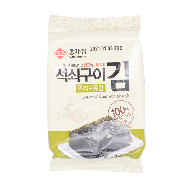 Chongga Seaweed Snack Jarae 4g - Longdan Online Supermarket
