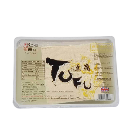 Kong Wah Fresh Tofu 500gr - Longdan Online Supermarket