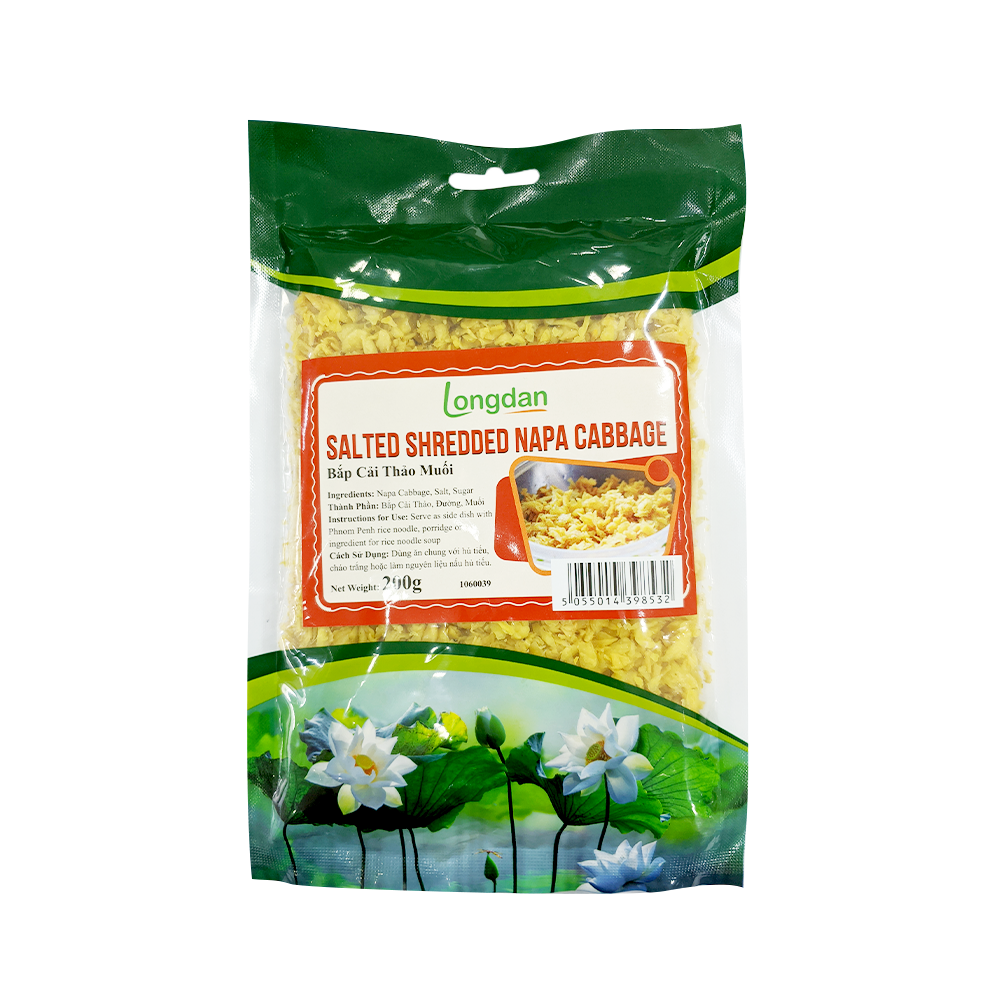 Longdan Salted Shredded Napa Cabbage 200g (Case 25)