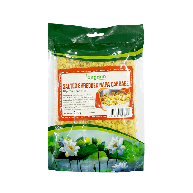 Longdan Salted Shredded Napa Cabbage 200g (Case 25)