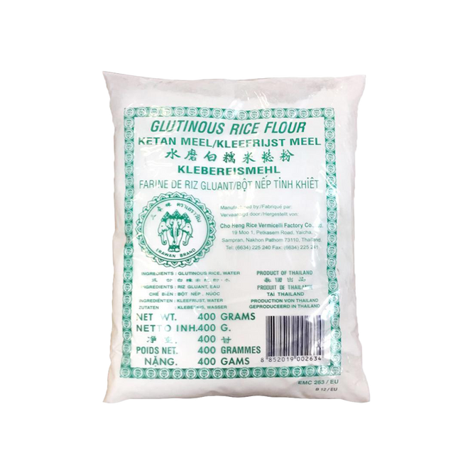 THREE ELEPHANT (ERAWAN) Glutinous Rice Flour 400g (Case 30)
