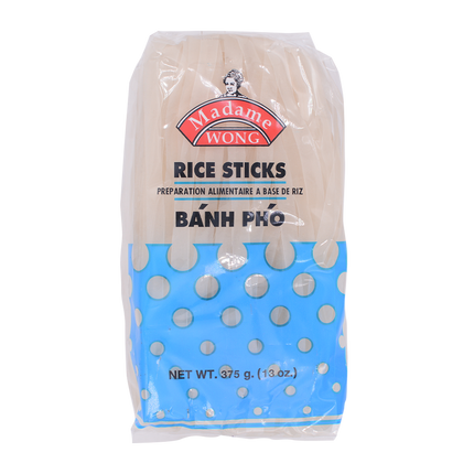 MADAME WONG Rice Sticks 10 Mm 375g (Case 30)