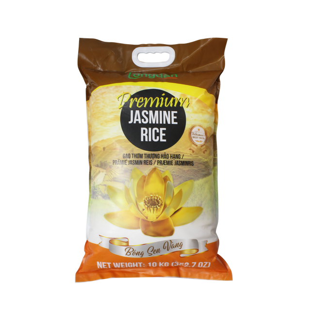 Longdan Premium Jasmine Rice 10kg (Unit)