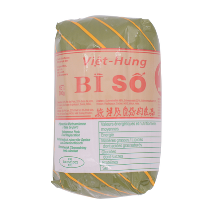 Viet Hung Pork Roll with Skin (Gio Bi) SO 1 500g (Case 40)