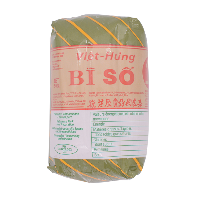 Viet Hung Pork Roll with Skin (Gio Bi) SO 1 500g (Case 40)