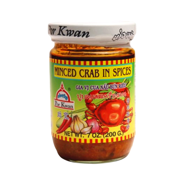 POR KWAN Minced Crab In Spices 200g (Case 24)