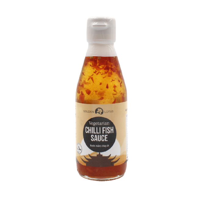 Golden Lotus Vegetarian Chilli Fish Sauce 180ml (Case 12)