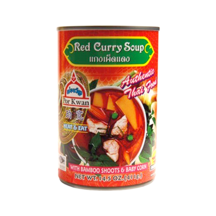 POR KWAN Can Red Curry Soup 411g (Case 24)
