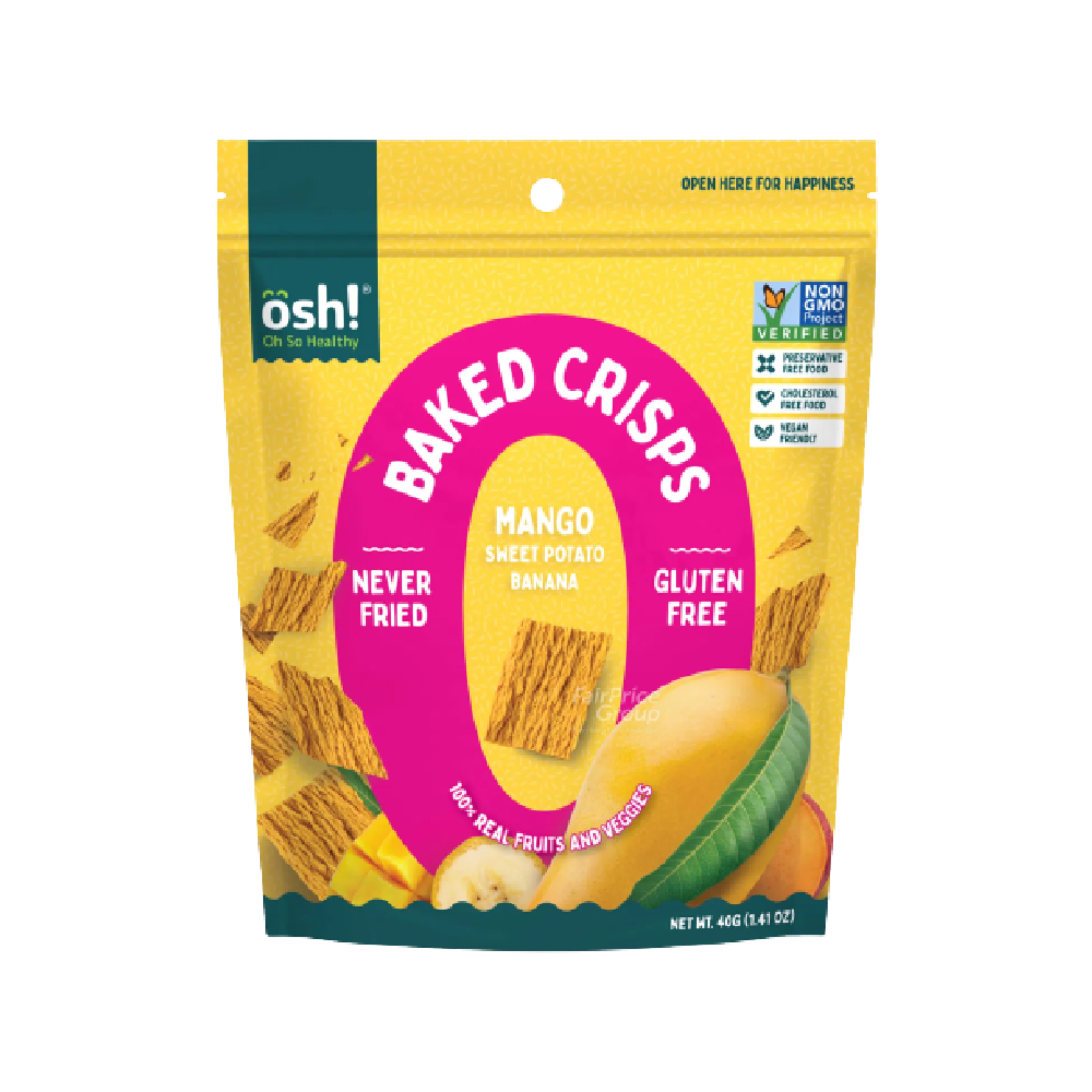 Oh So Healthy! Mango Fruit Crisp 40G (Case 24)