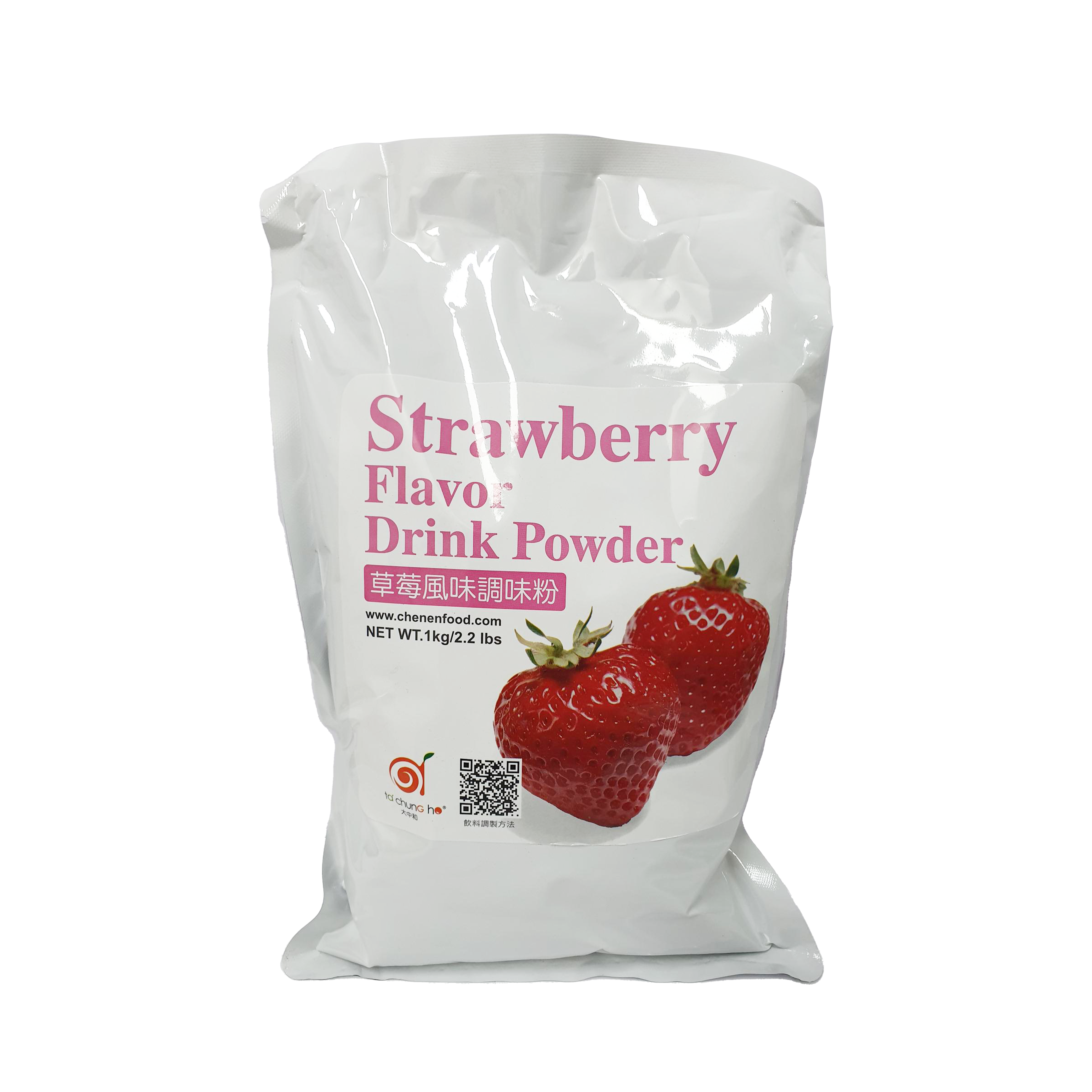 Tachungho Strawberry Flavor Drink Powder 1kg (Case 20)