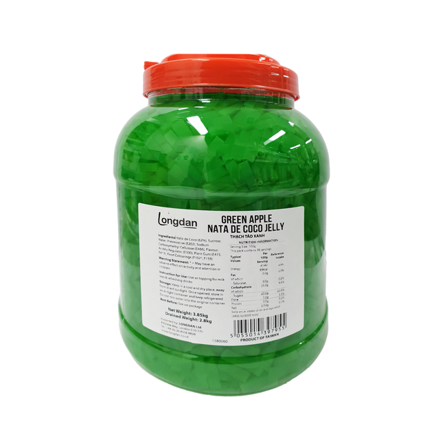 Longdan Green Apple Nata de Coco Jelly 3.85kg (Case 4)