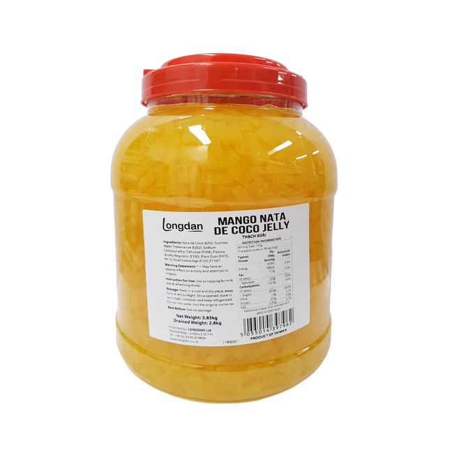 Longdan Mango Nata de Coco Jelly 3.85kg (Case 4)
