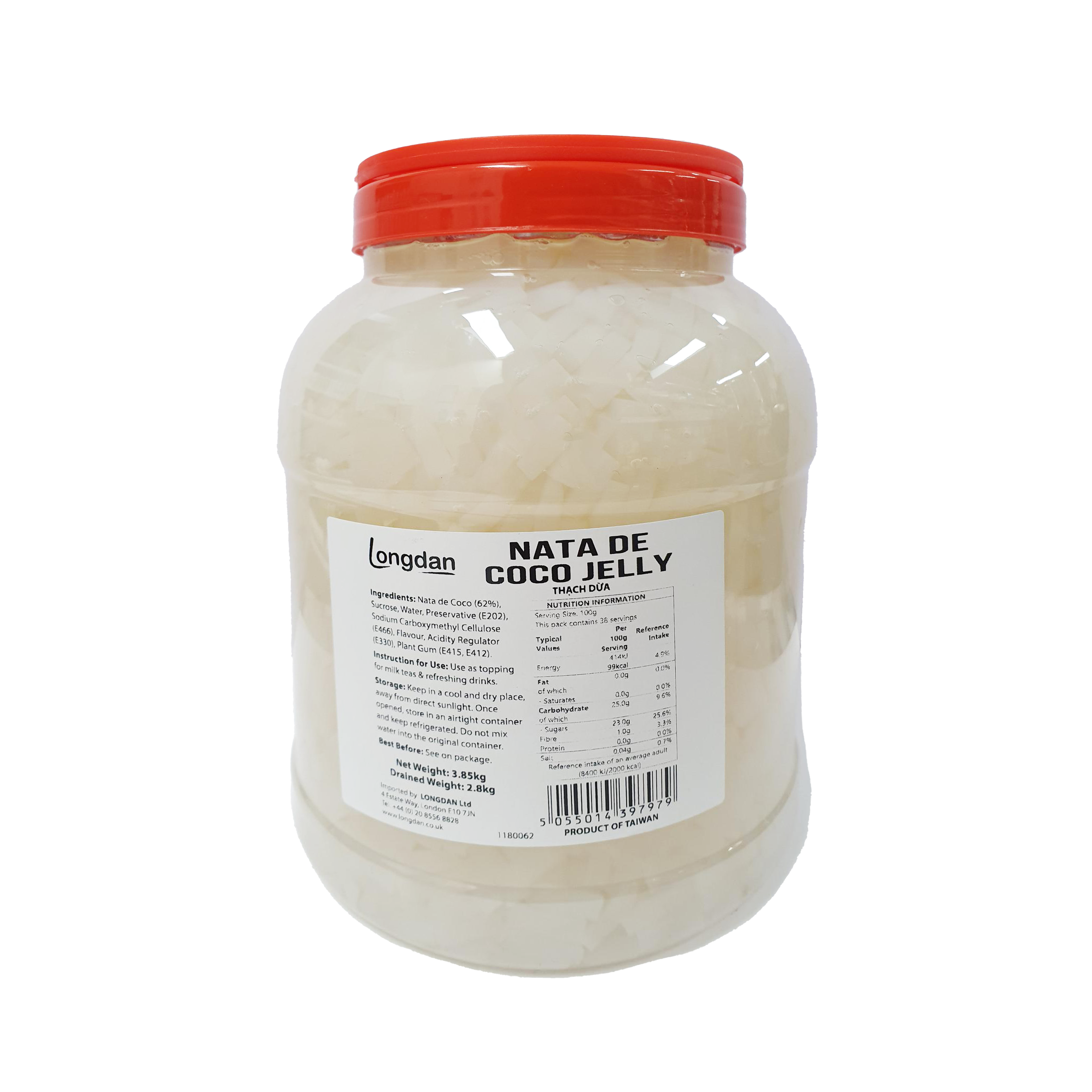 Longdan Nata de Coco Jelly 3.85kg (Case 4)