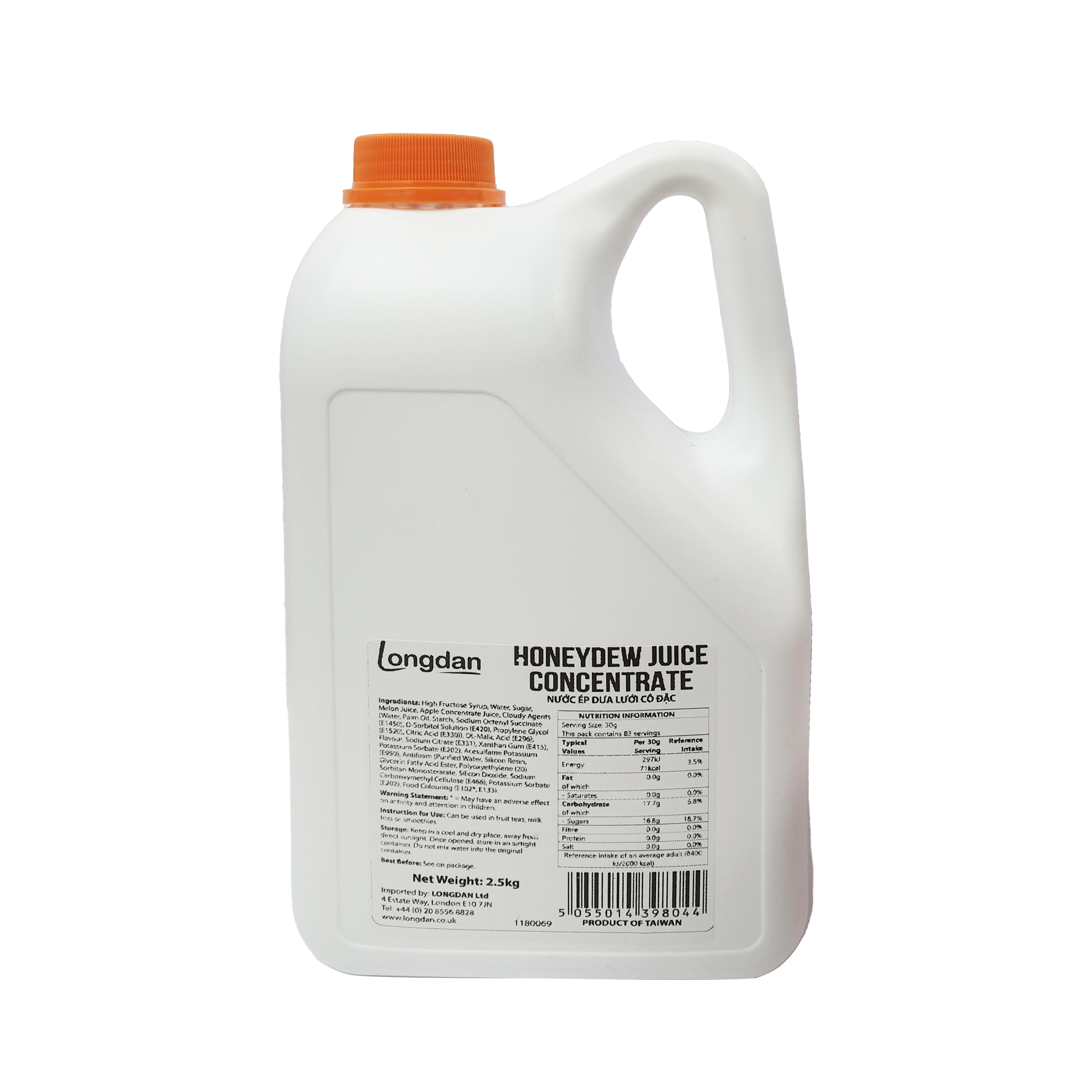 Longdan Honeydew Juice Conc. 2.5kg (Case 6)