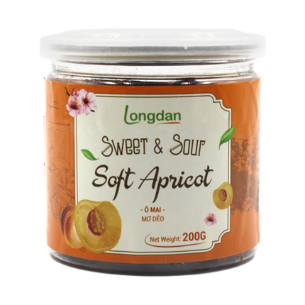 Longdan Sweet & Sour Soft Apricot 200g (Case 24)