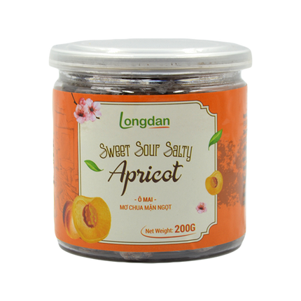 Longdan Sweet Sour Salty Apricot 200g (Case 24)