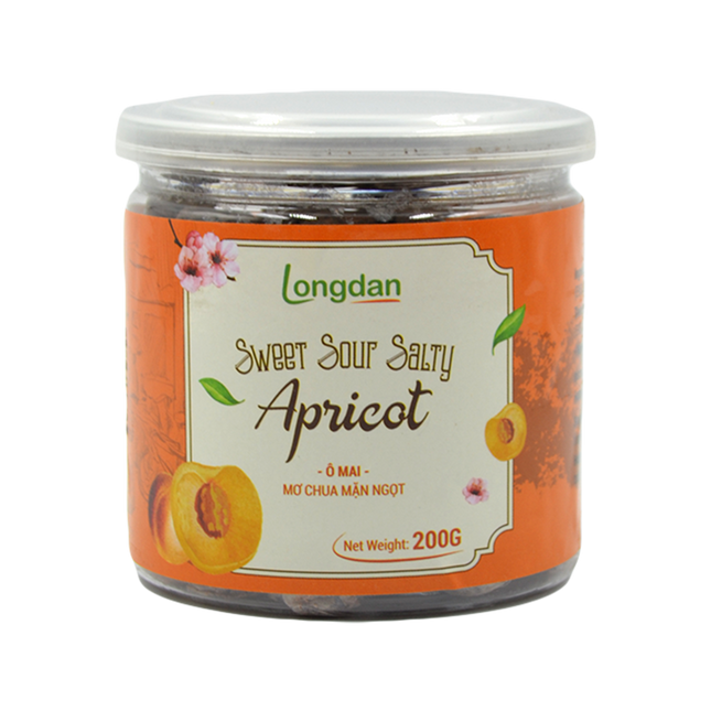 Longdan Sweet Sour Salty Apricot 200g (Case 24)