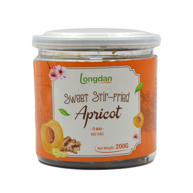 Longdan Sweet Stir-fried Apricot 200g (Case 24)
