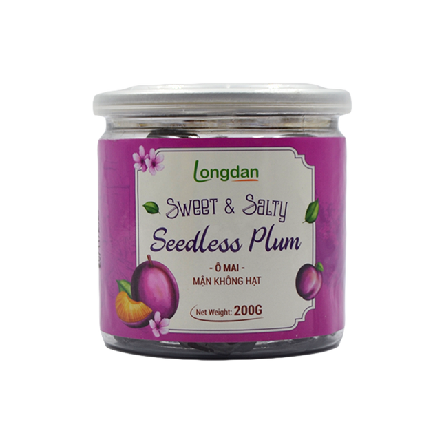 Longdan Sweet & Salty Seedless Plum 200g (Case 24)