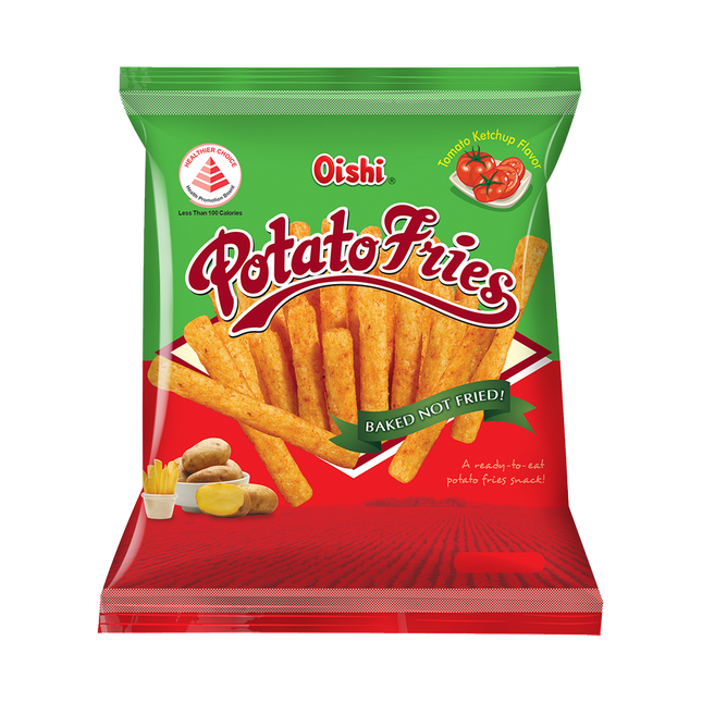 Oishi Potato Fries Ketchup Flavor 50g (Case 50)
