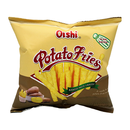 Oishi Potato Fries Plain Salted 50g (Case 50)