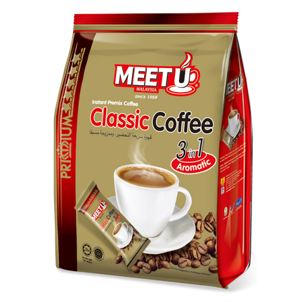 MEETU Primium Classic Coffee 3in1 400g (Case 24)
