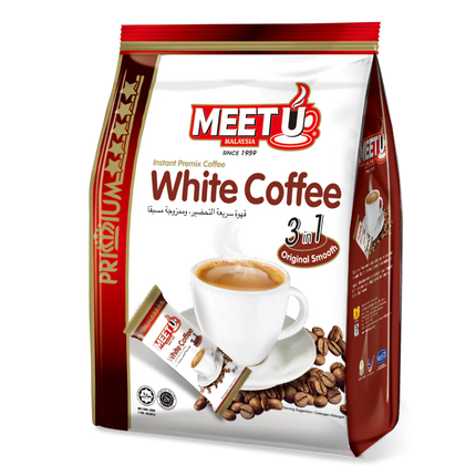 MEETU Primium White Coffee 3in1 400g (Case 24)