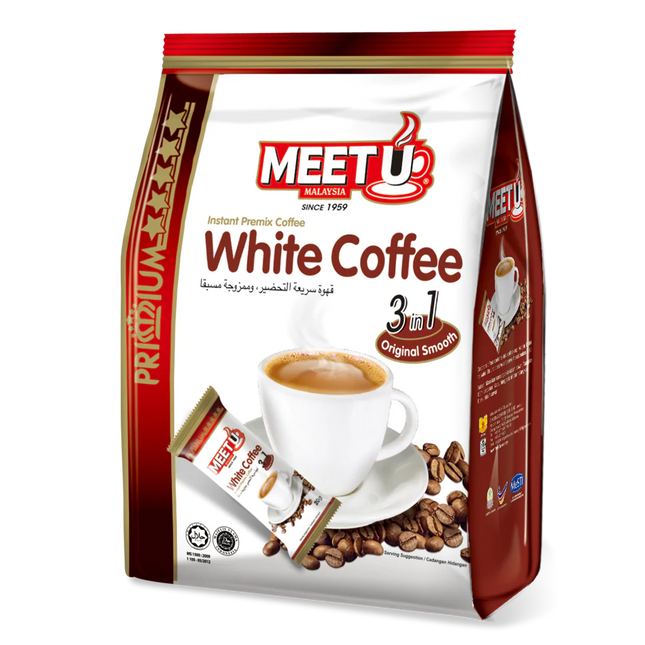 MEETU Primium White Coffee 3in1 400g (Case 24)
