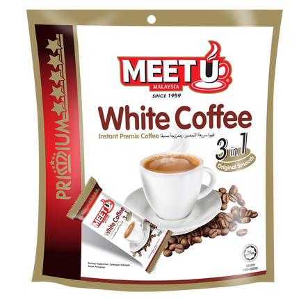 MEETU Primium White Coffee 3in1 200g (Case 24)