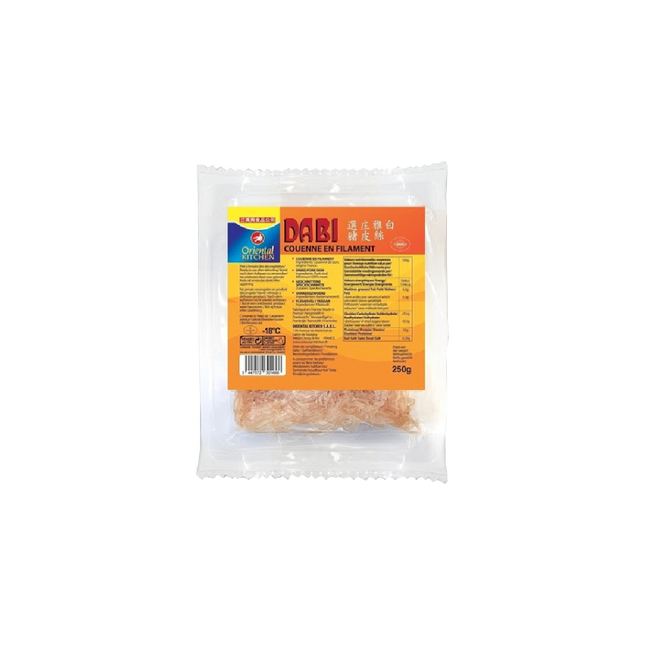 ORIENTAL KITCHEN Frozen Shredded Pork Skin 250g (Case 20)