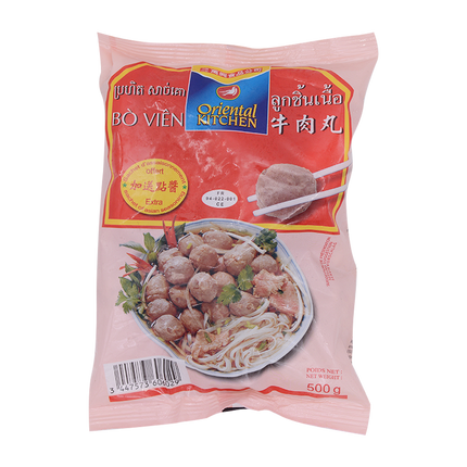 ORIENTAL KITCHEN Beef Ball 500g (Case 30)