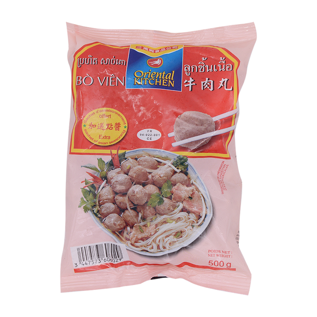 ORIENTAL KITCHEN Beef Ball 500g (Case 30)