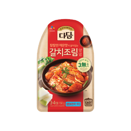 CJ DADAM Spicy Sauce For Braised Beltfish 150g (Case 16)
