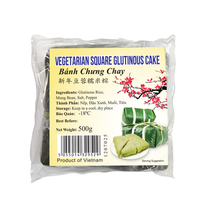 Vegetarian Square Glutinous Cake 500Gr (Case 20)
