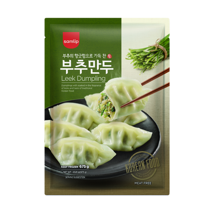 SAMLIP Leek Dumpling - Gyoza  675g (Case 12)