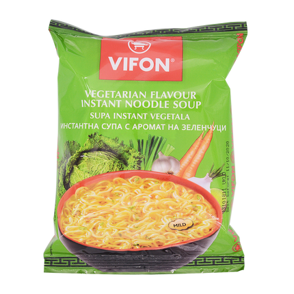Vifon Vegetarian Flavour Instant Noodles 60g (Case 30)