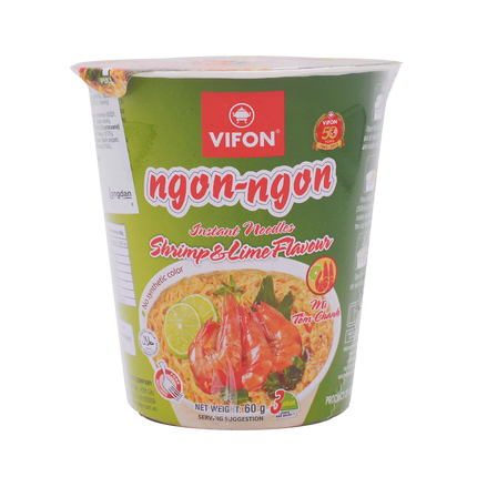 Vifon Oriental Style Shrimp & Lime Flavour 60g (Case 24)